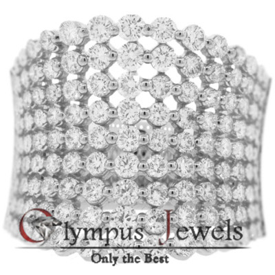 3.05CT F-G SI1-SI2 CERTIFIED DIAMOND VINTAGE RING 18KW